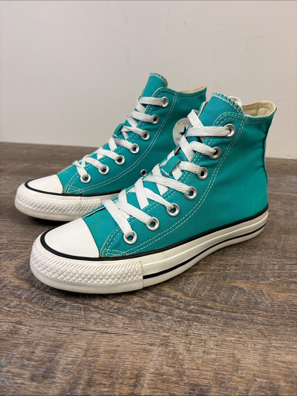 Converse Chuck Taylor All Star High Top Teal Turquoise Unisex Sneakers Size 5.5W